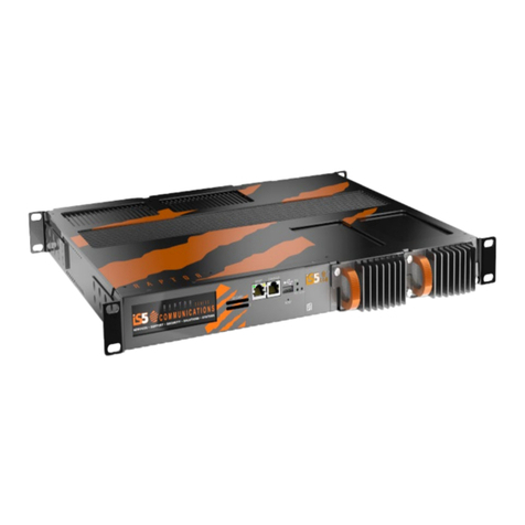 IS5 COMMUNICATIONS RAPTOR User manual