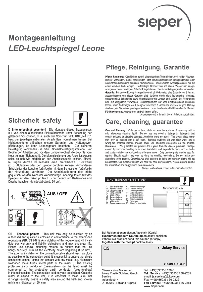 sieper Leone installation instructions
