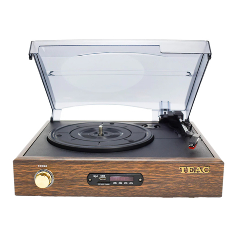 Teac TTDEDS2018T User manual