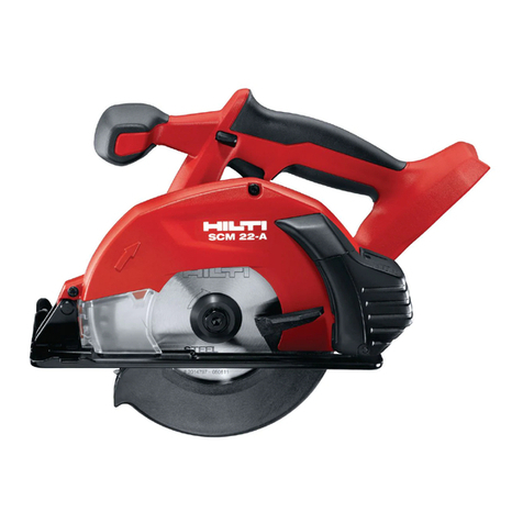 Hilti SCM 22-A User manual