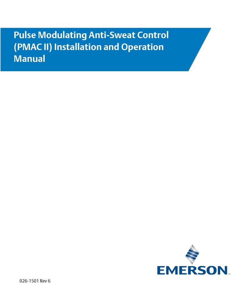 Emerson PMAC II Installation and operation manual Emerson PMAC II Installation and operation manual