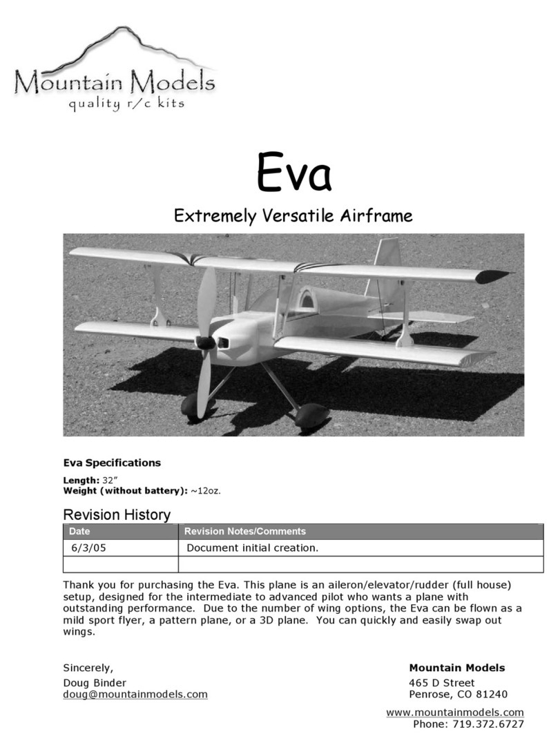 Mountain Models Eva User manual Mountain Models Eva User manual