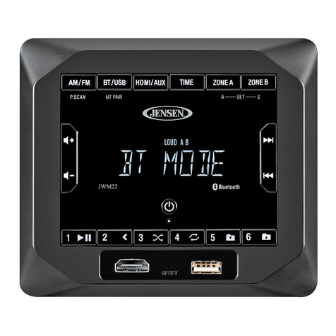 Jensen JWM22 User manual