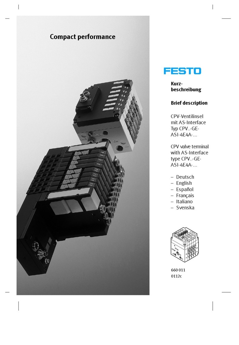 Festo CPV GEASI-4E4A Series Parts list manual