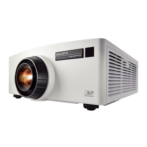 Christie 599 GS Series Technical reference