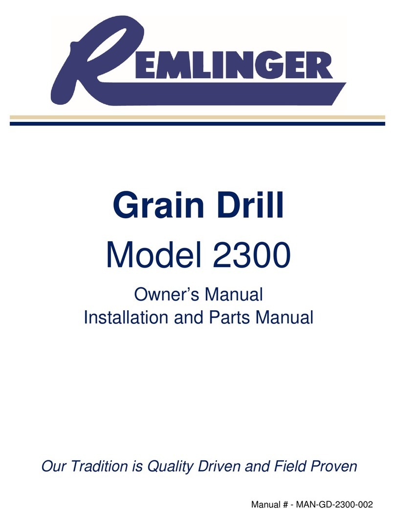 Remlinger 2300 Owner’s Manual Installation and Parts Manual