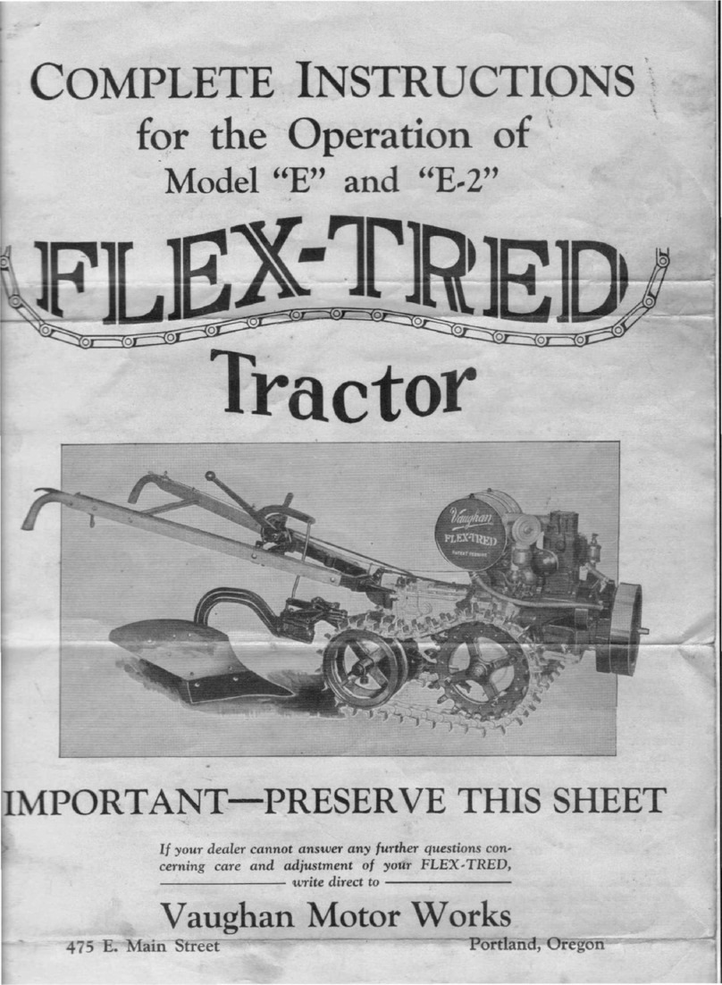 Vaughan FLEX-TRED E Complete instructions