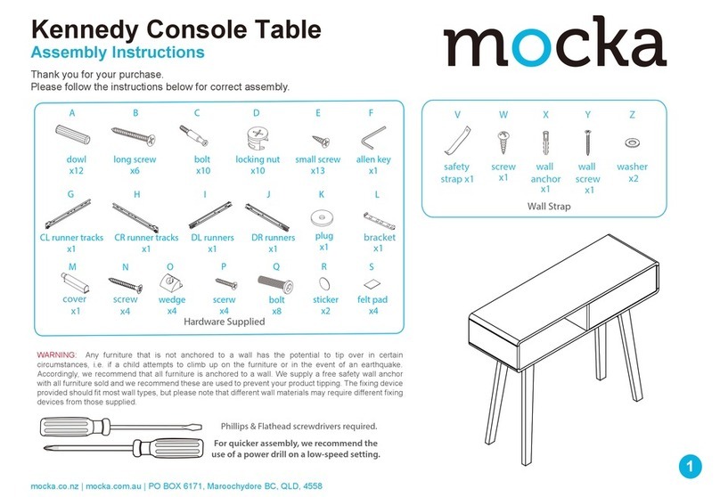 Mocka Kennedy User manual Mocka Kennedy User manual