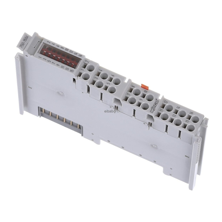 WAGO 750-1504 User manual