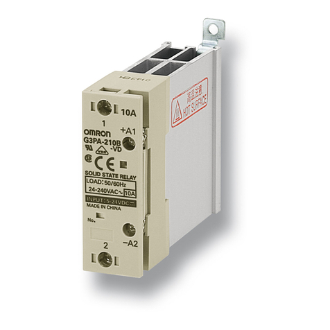 Omron G3PA User manual Omron G3PA User manual