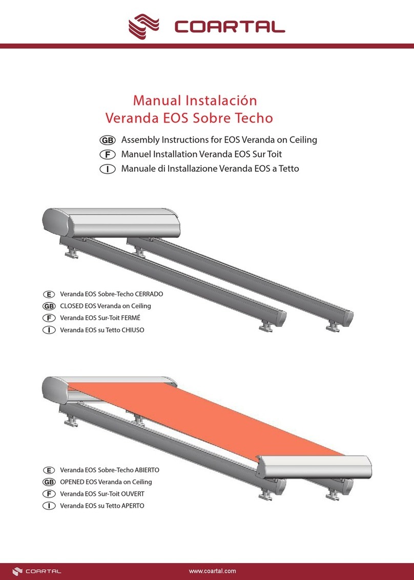 Coartal EOS Veranda on Ceiling Assembly instructions