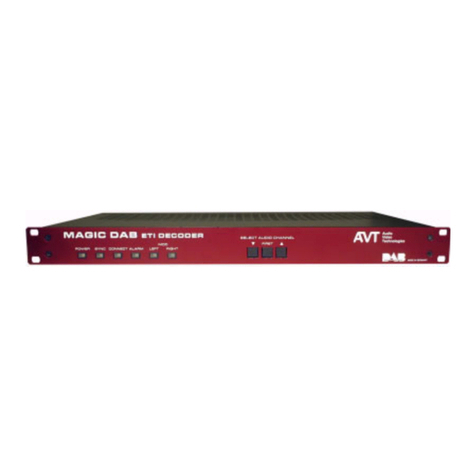 AVT MAGIC DAB Operating and installation instructions
