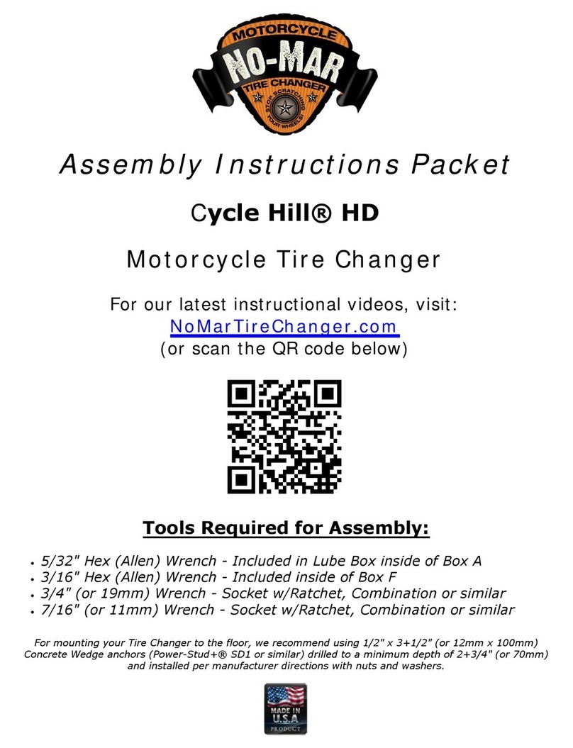 No-Mar Cycle Hill HD Assembly instructions