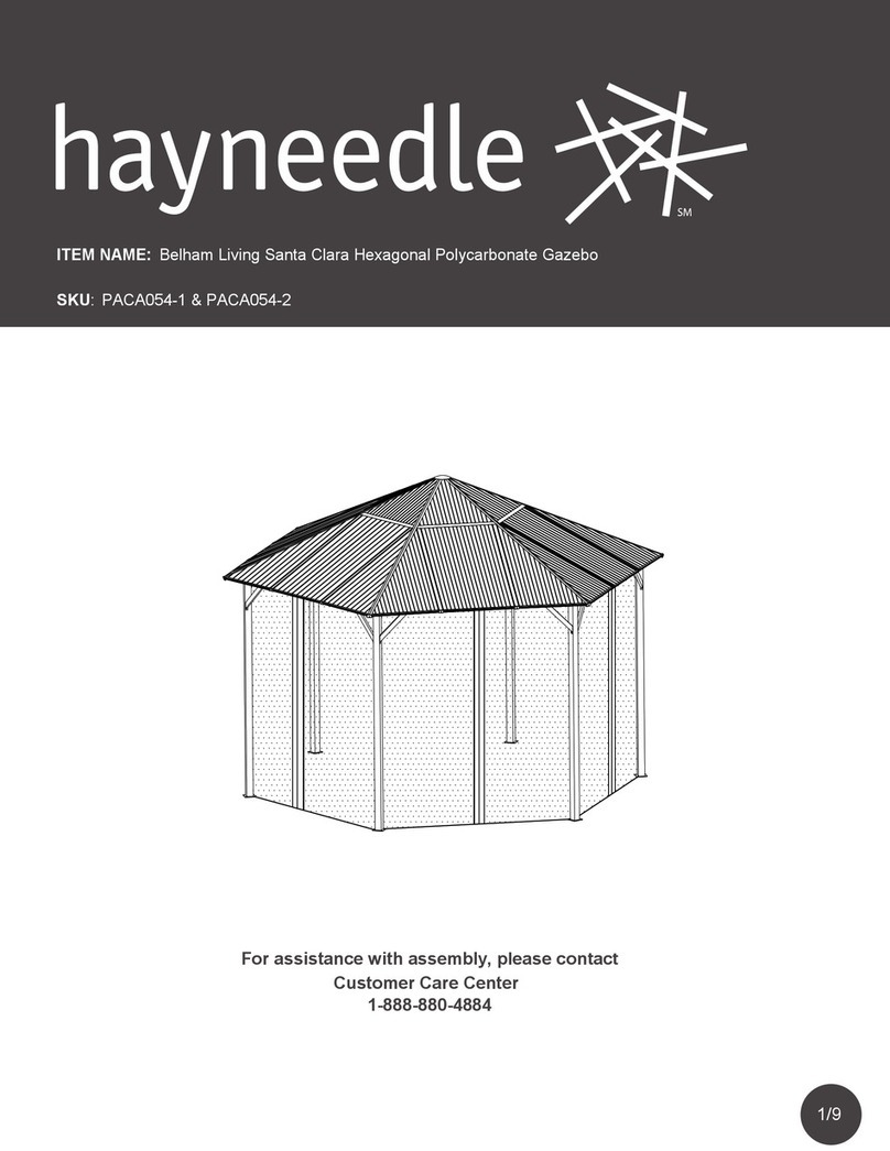 hayneedle Belham Living Santa Clara Hexagonal Polycarbonate... manual hayneedle Belham Living Santa Clara Hexagonal Polycarbonate... manual