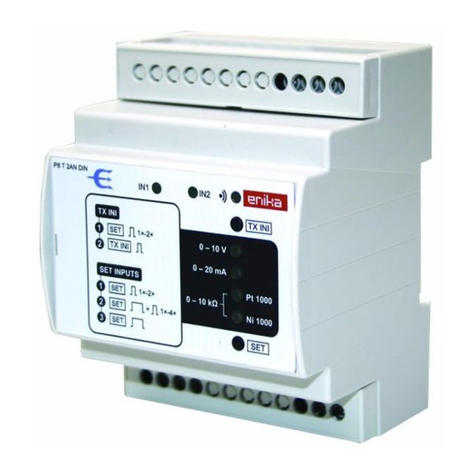 enika P8 T 2AN DIN User manual