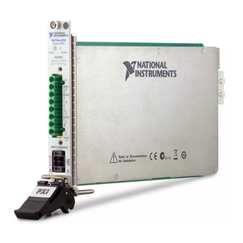 NI PXIe-4136 Calibration manual NI PXIe-4136 Calibration manual