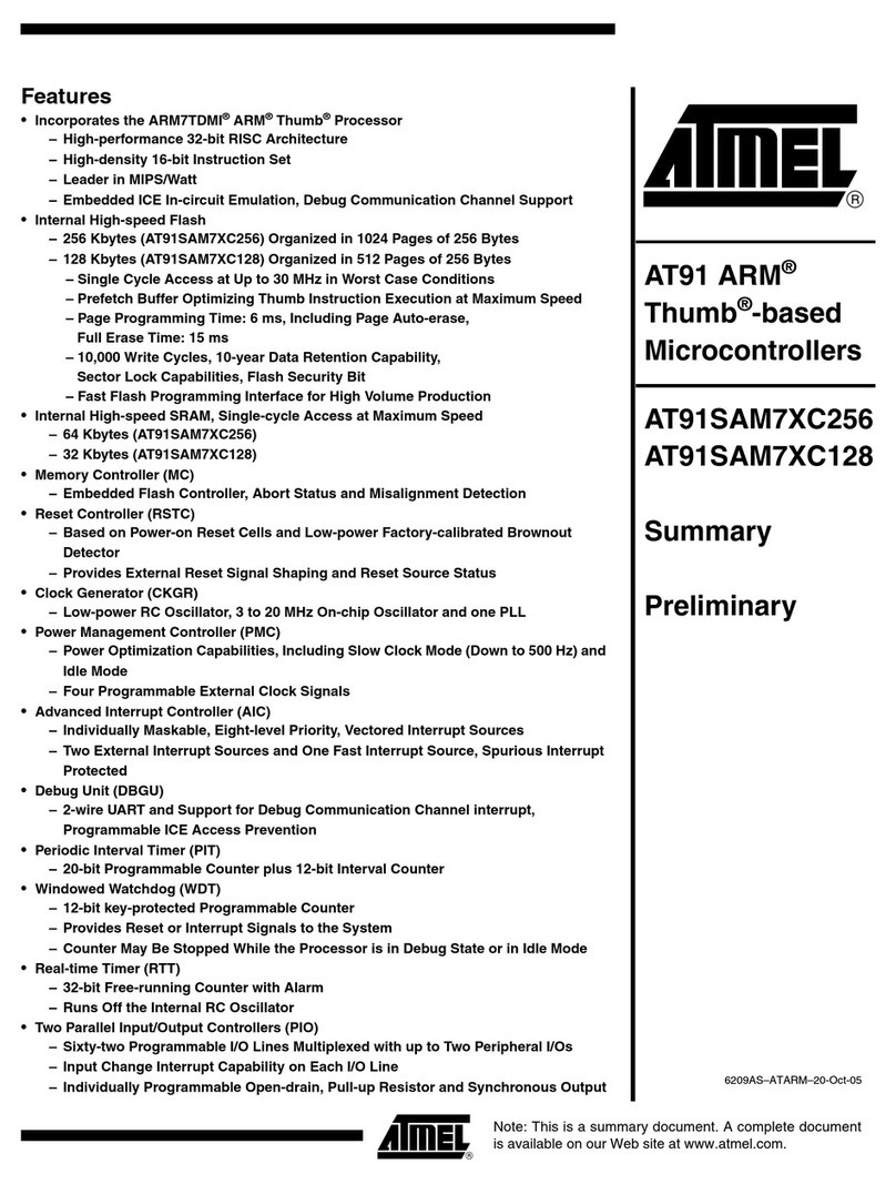Atmel AT91 Series Summary/preliminary