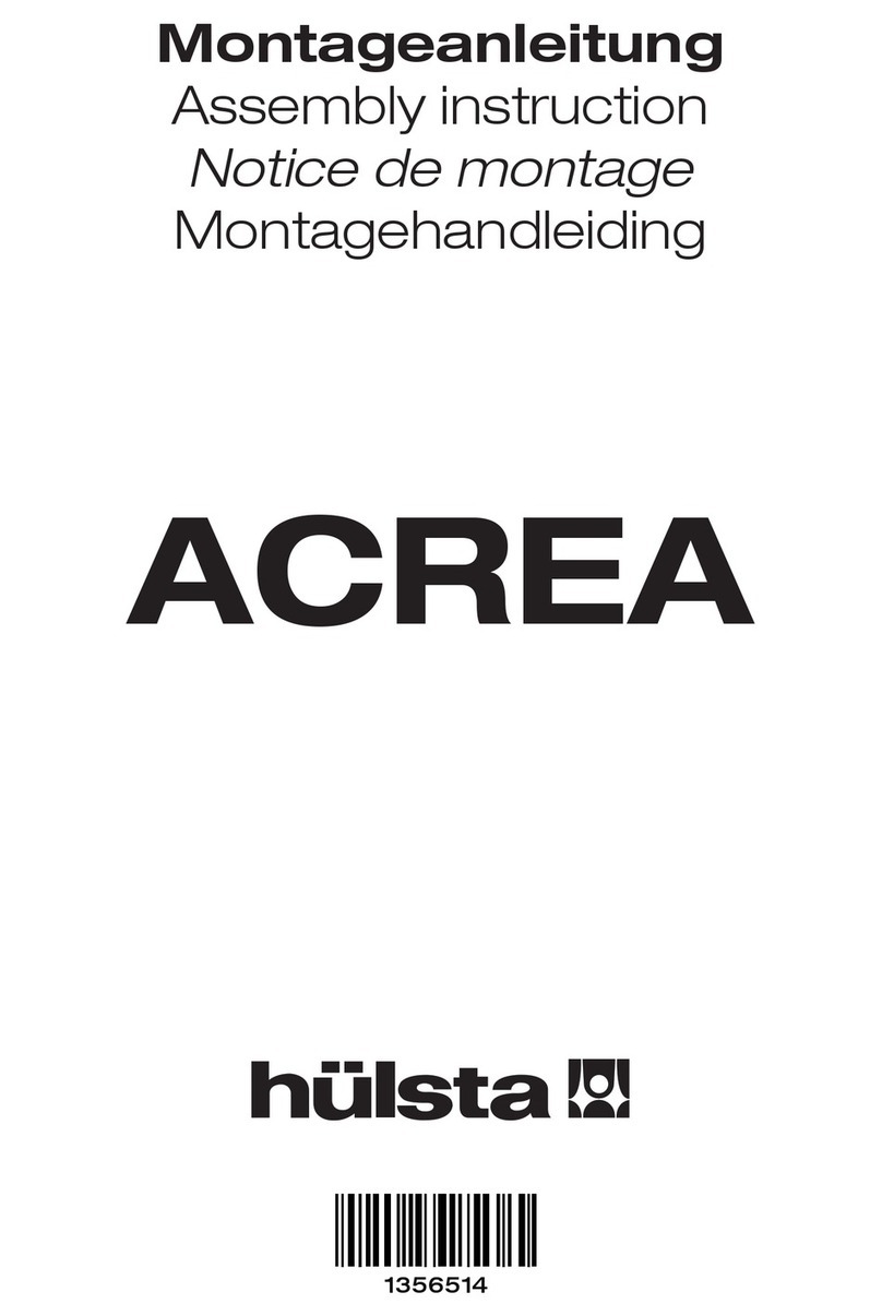 Hülsta ACREA User manual Hülsta ACREA User manual