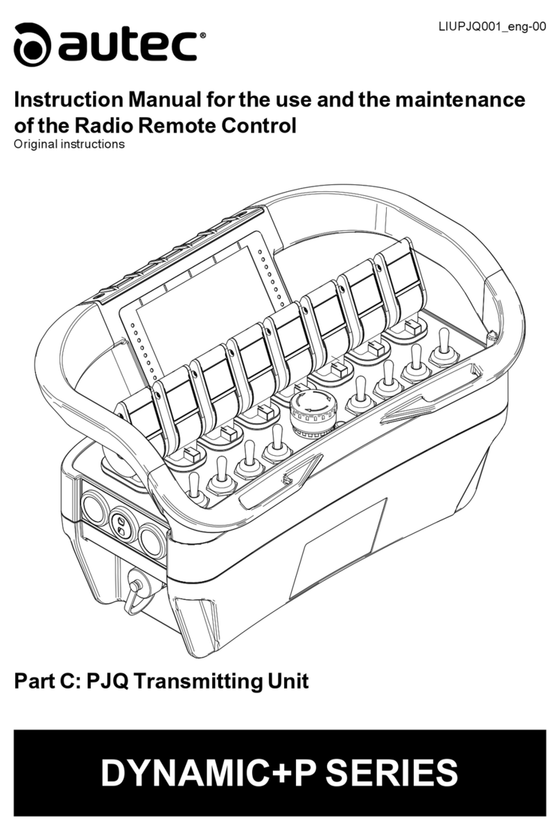 AUTEC DYNAMIC+P Series Instruction manual AUTEC DYNAMIC+P Series Instruction manual