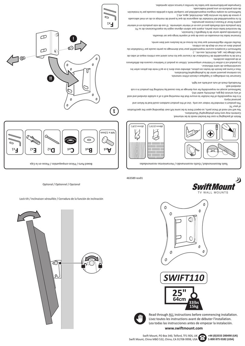 Swift Mount SWIFT110 User manual