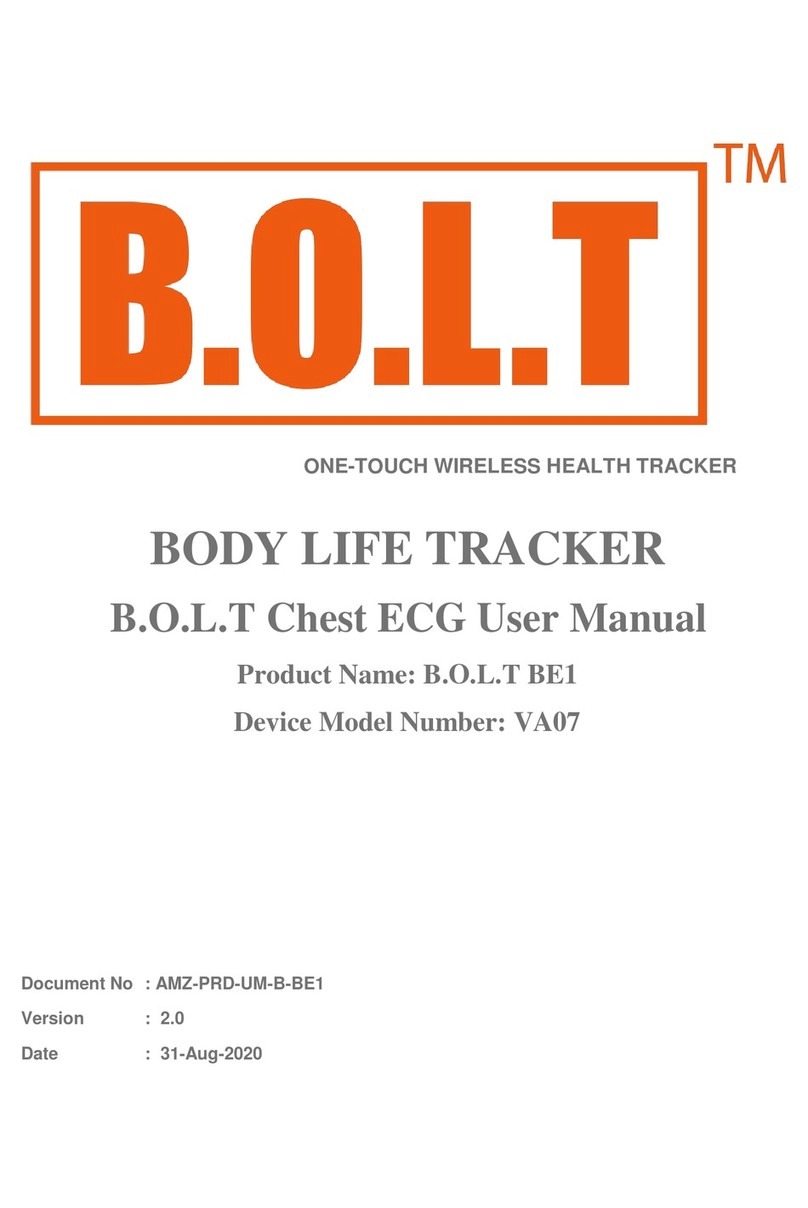 AmZetta B.O.L.T Chest ECG user manual