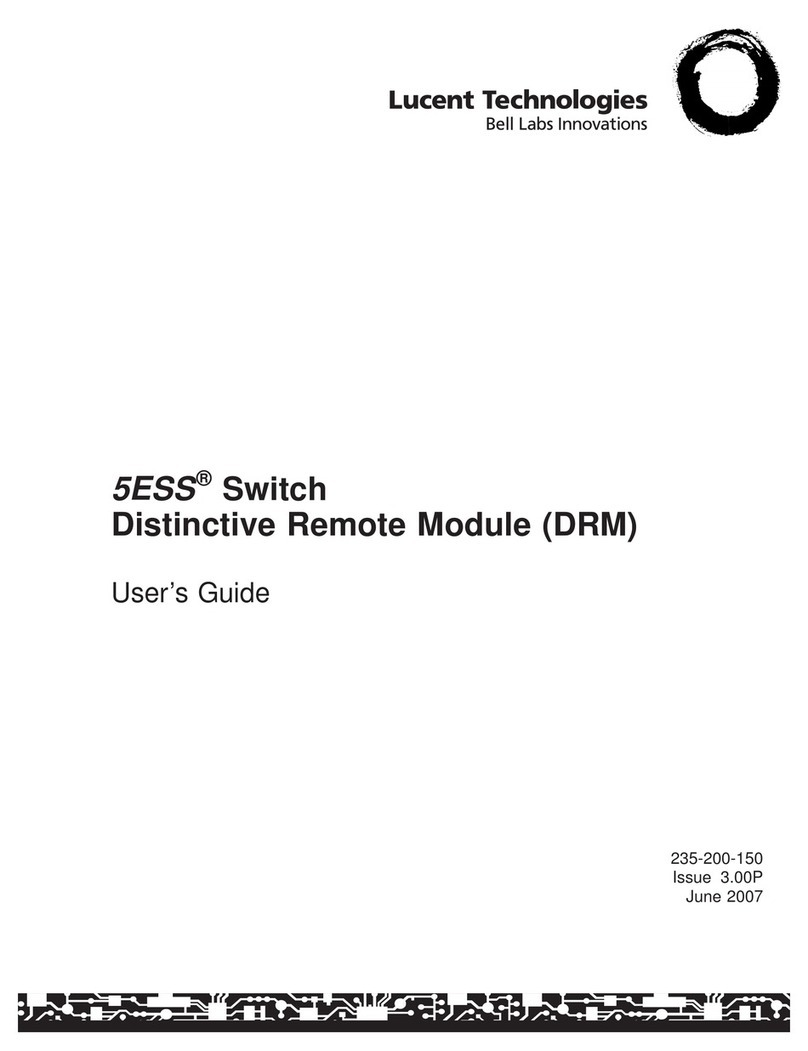 Lucent 5ESS DRM user guide