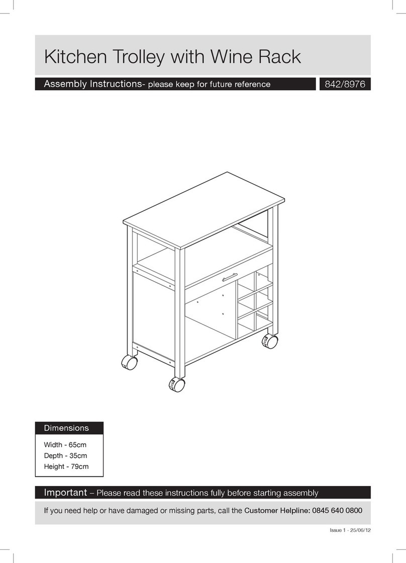 HOME RETAIL GROUP 842/8976 Assembly instructions