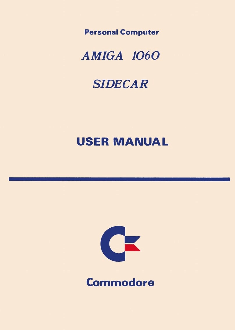 Commodore A1060 Sidecar User manual