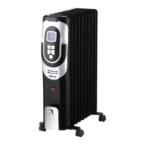 Qlima EOR 1515 LCD User manual