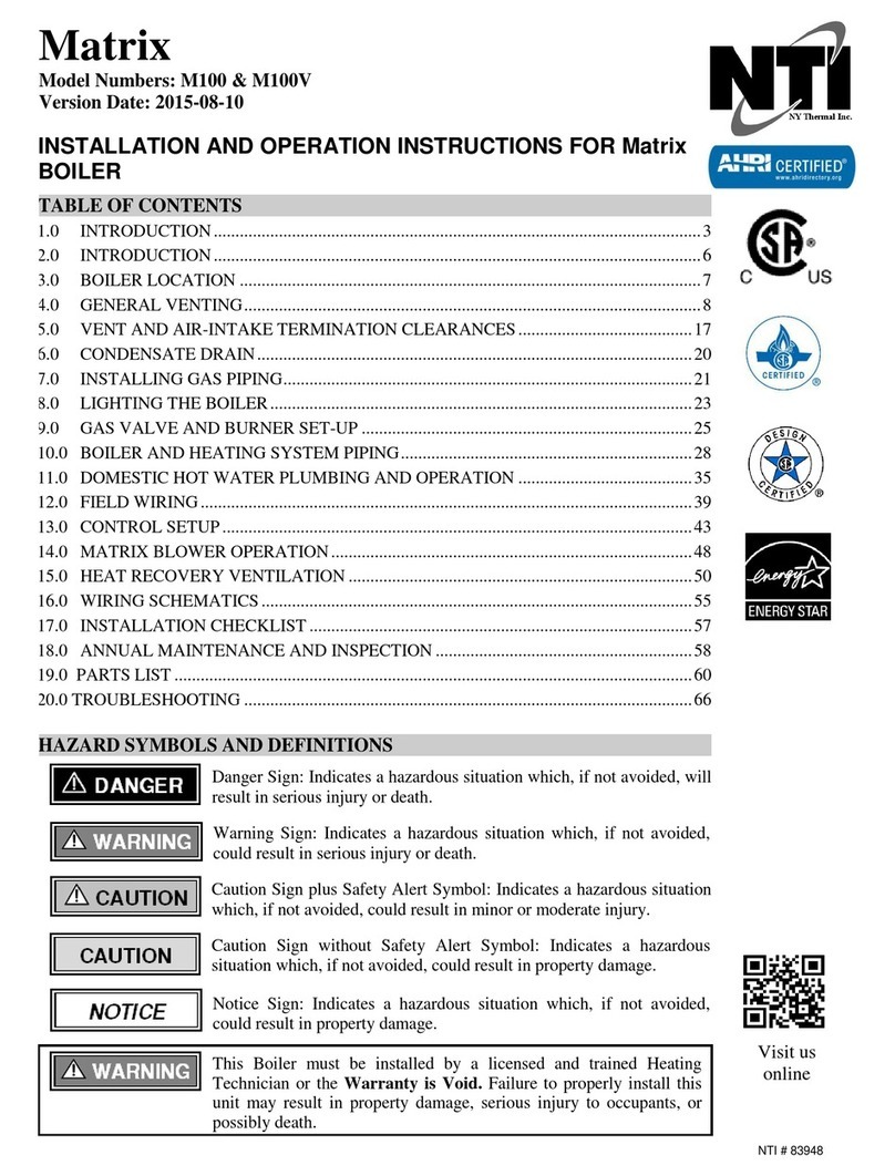 NTI Matrix Installation and operation instructions