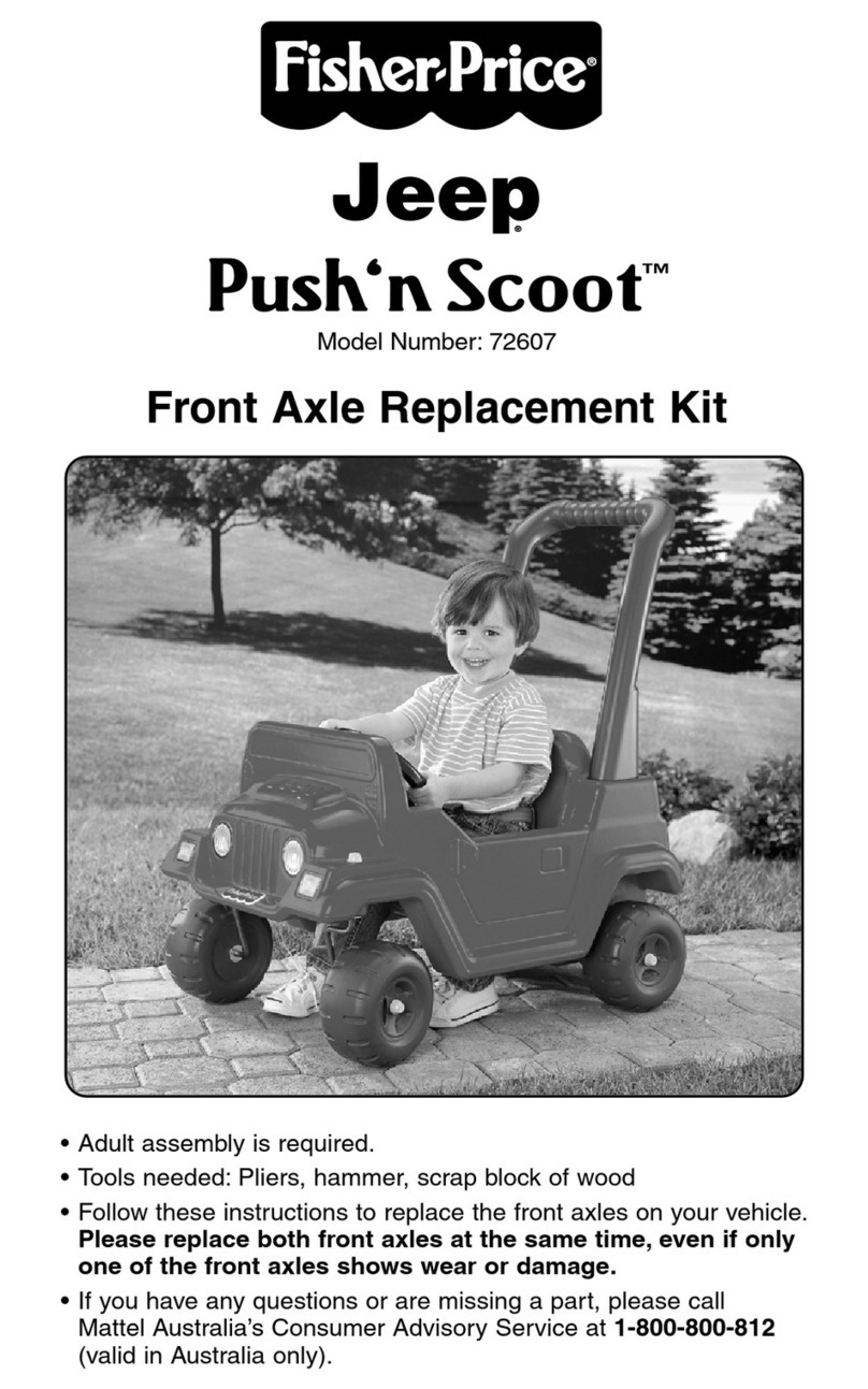 Fisher-Price Jeep Push'n Scoot 72607 User manual