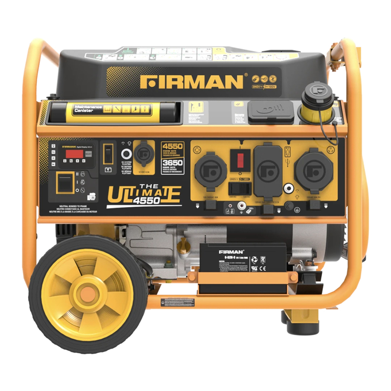 Firman The Ultimate 4550 owner's manual