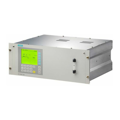 Siemens OXYMAT 64 operating instructions