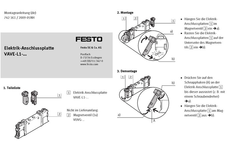 Festo VAVE-L1 Series User manual Festo VAVE-L1 Series User manual