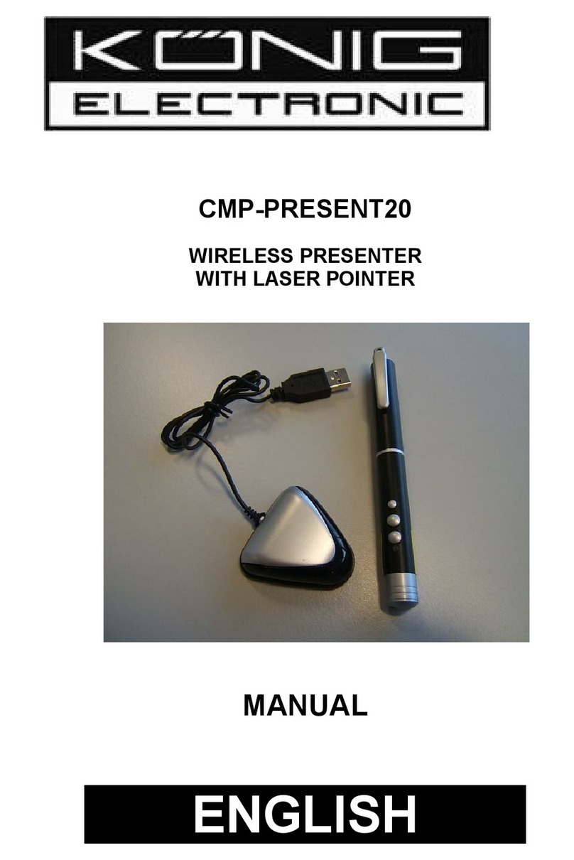 König Electronic CMP-PRESENT20 User manual