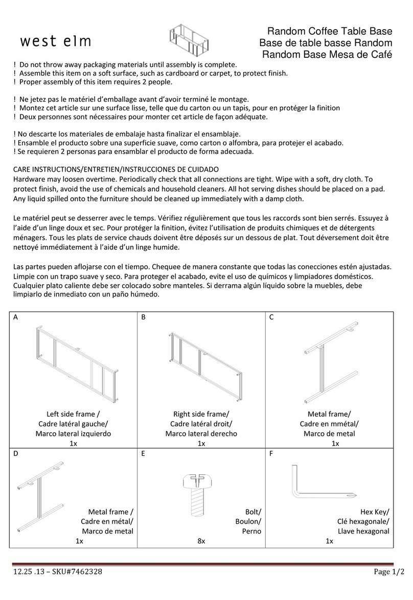 West Elm Random 7462328 User manual