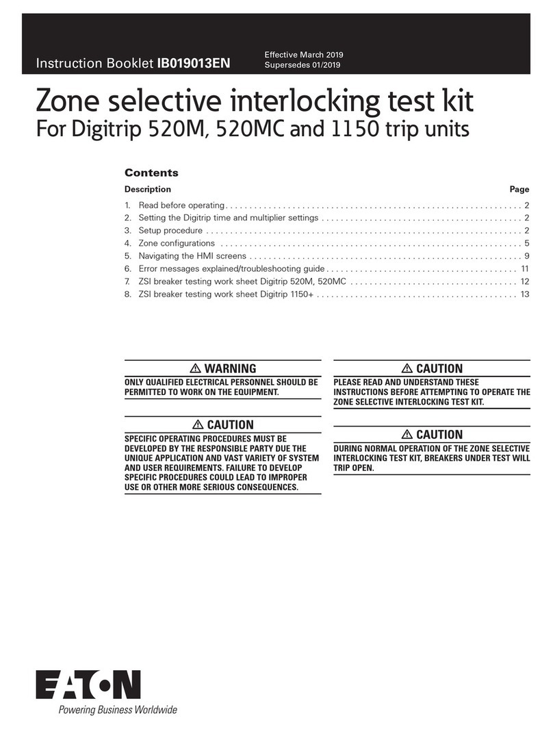 Eaton ZSI Instruction booklet