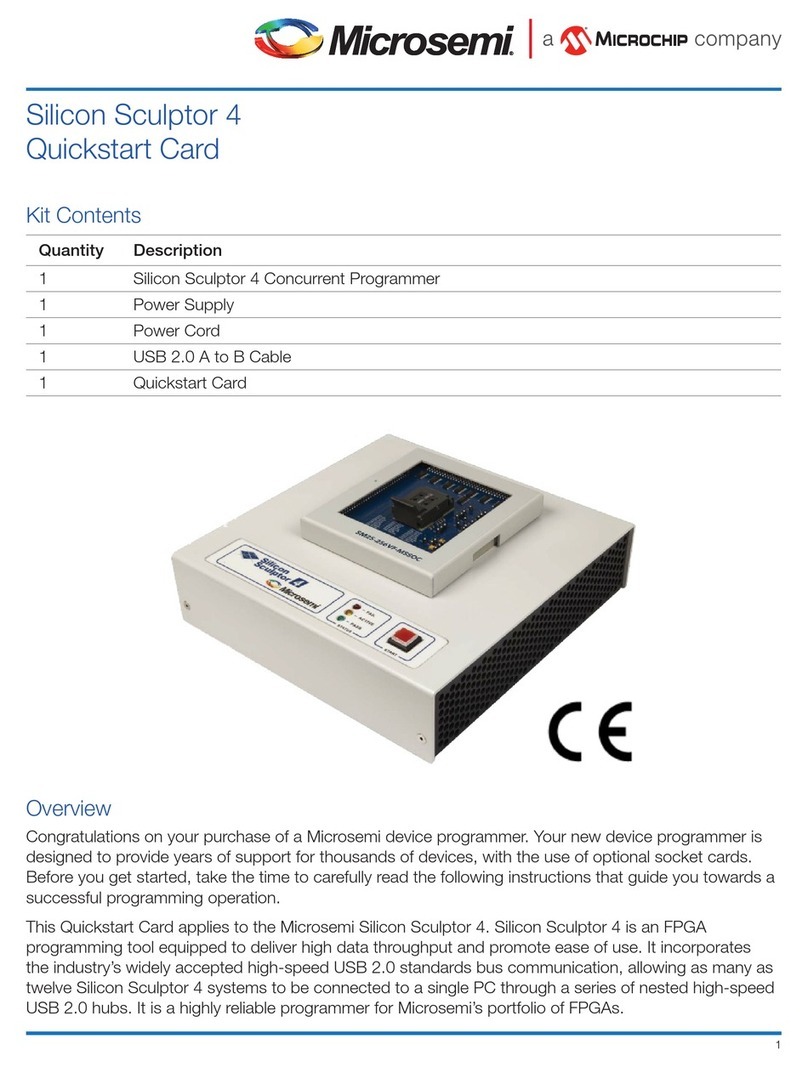 Microchip Technology Microsemi Silicon Sculptor 4 Technical manual