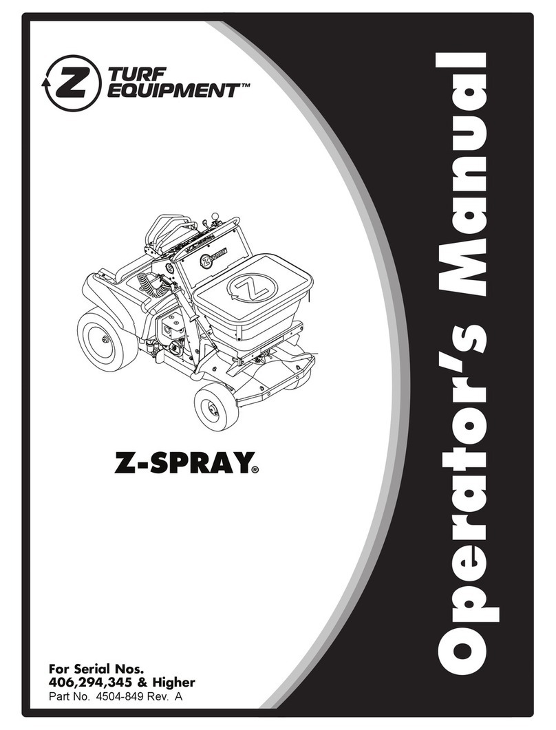 Exmark Z Turf Equipment Z-SPRAY Operator's manual