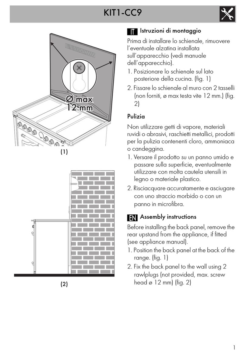 Smeg KIT1-CC9 Assembly instructions