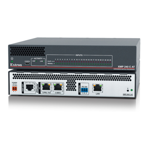 Extron electronics XMP 240 C AT User manual