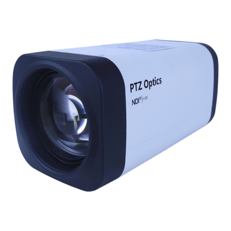 PTZOptics PT12X-NDI-ZCAM User manual PTZOptics PT12X-NDI-ZCAM User manual