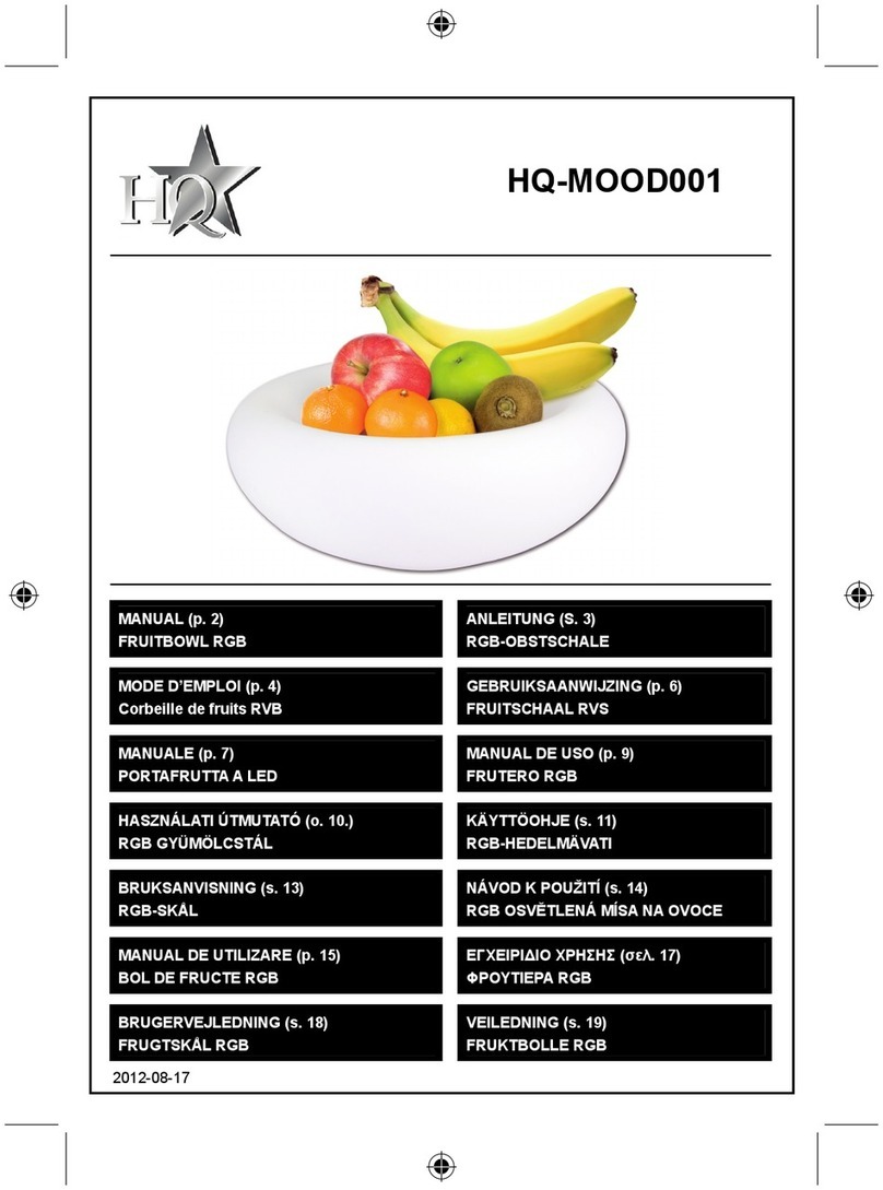 HQ HQ-MOOD001 manual