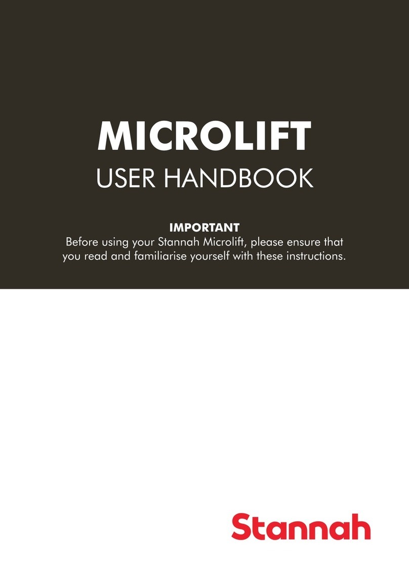 Stannah MICROLIFT Instruction Manual