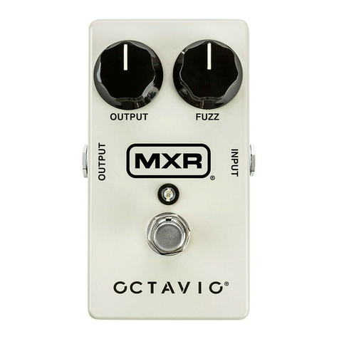 mxr Octavio Fuzz manual