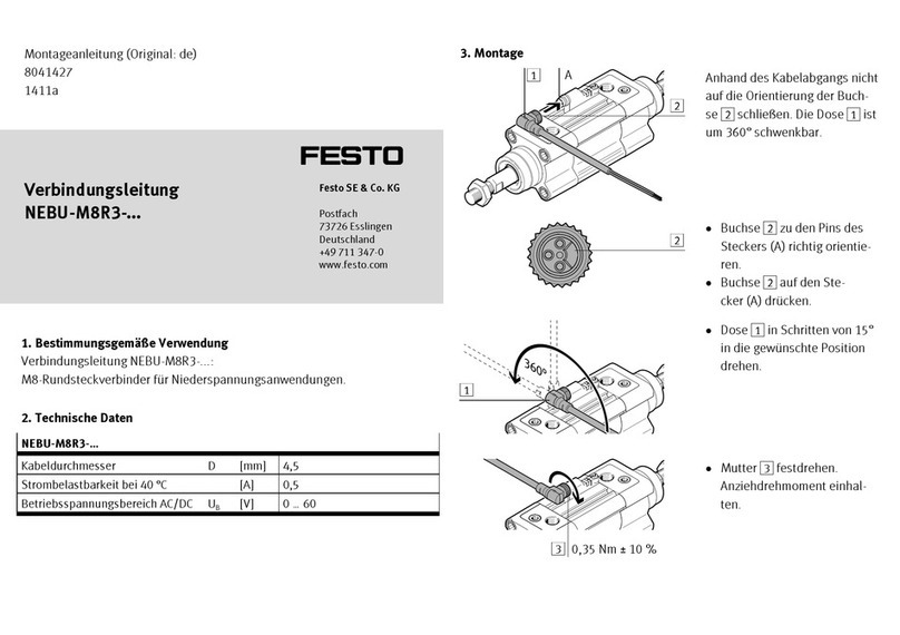 Festo NEBU-M8R3 Series User manual