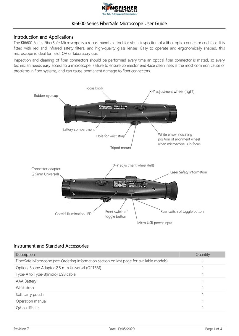 Kingfisher FiberSafe KI6600 Series User manual