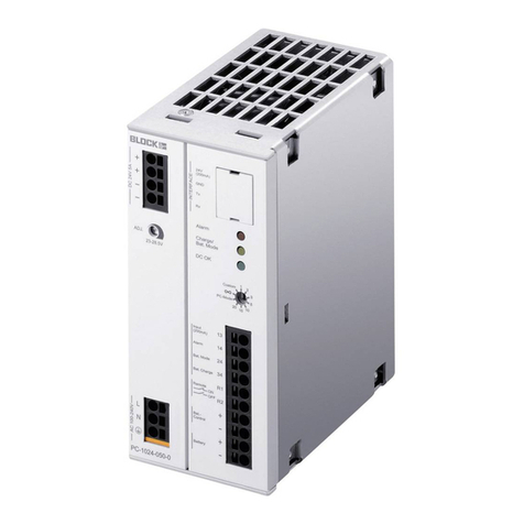 Block PC-1024-050-0 manual