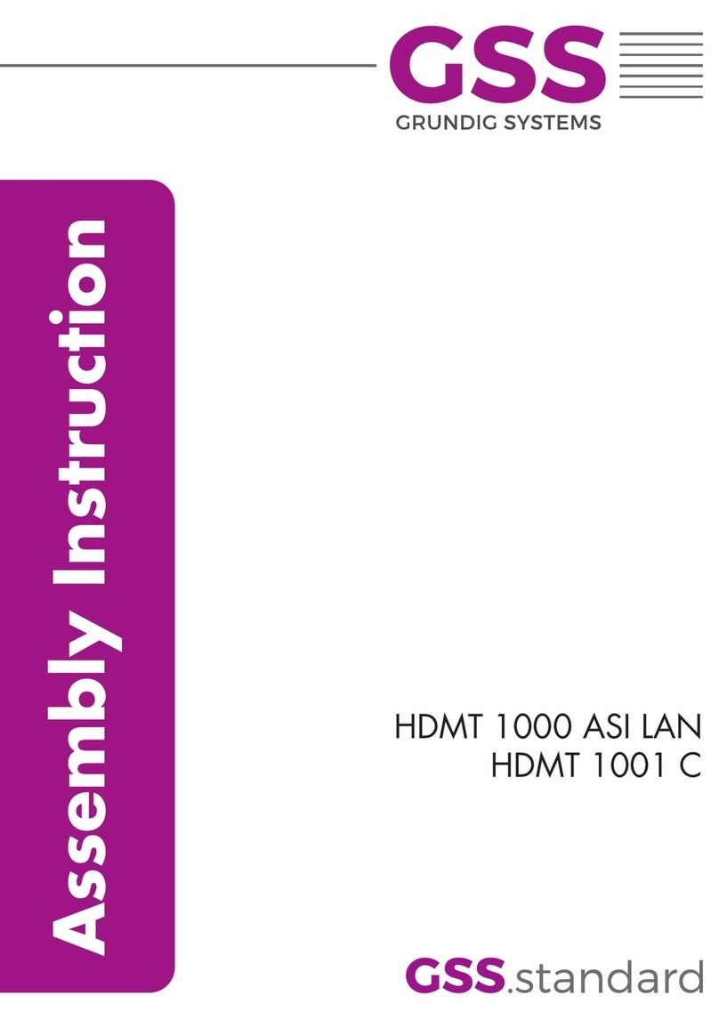 Grundig GSS HDMT 1000 ASI LAN User manual