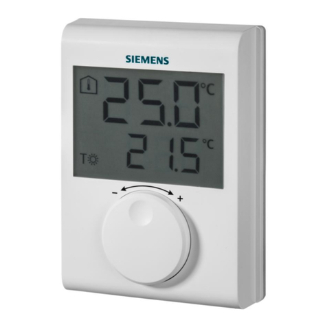 Siemens RDH100 User manual